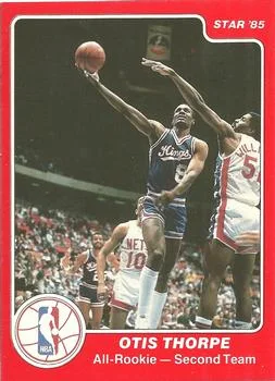 1985-86 Star All-Rookie Team Otis Thorpe UERUER: Photo actually Eddie Johnson #7 card image