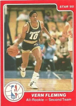 1985-86 Star All-Rookie Team Vern Fleming #6 card image