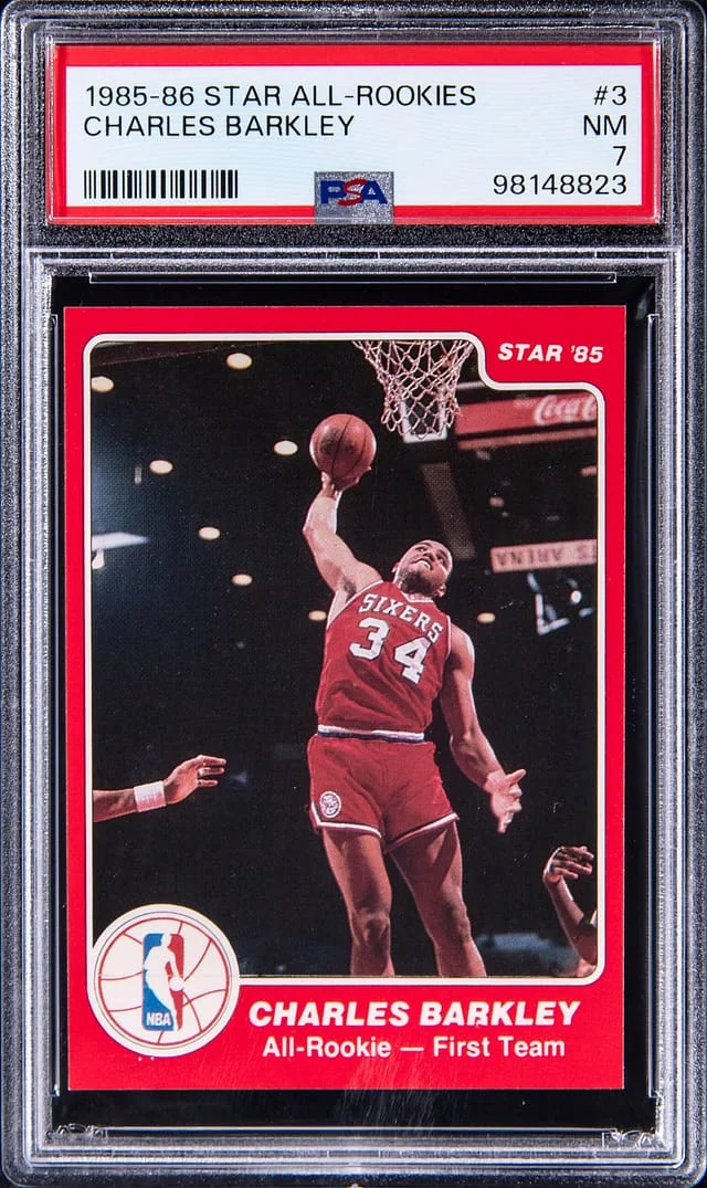 1985-86 Star All-Rookies Charles Barkley #3 card image