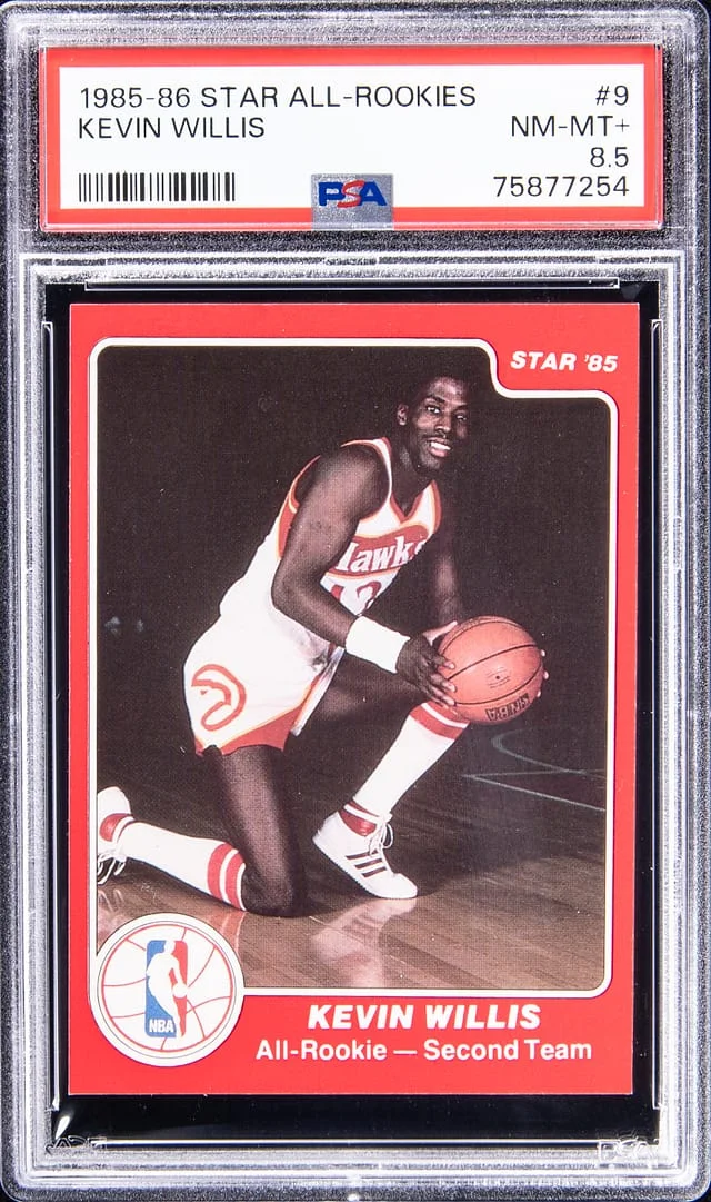 1985-86 Star All-Rookies Kevin Willis #9 card image