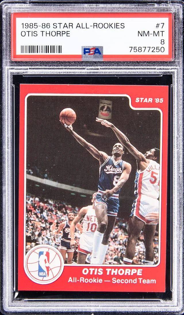 1985-86 Star All-Rookies Otis Thorpe #7 card image