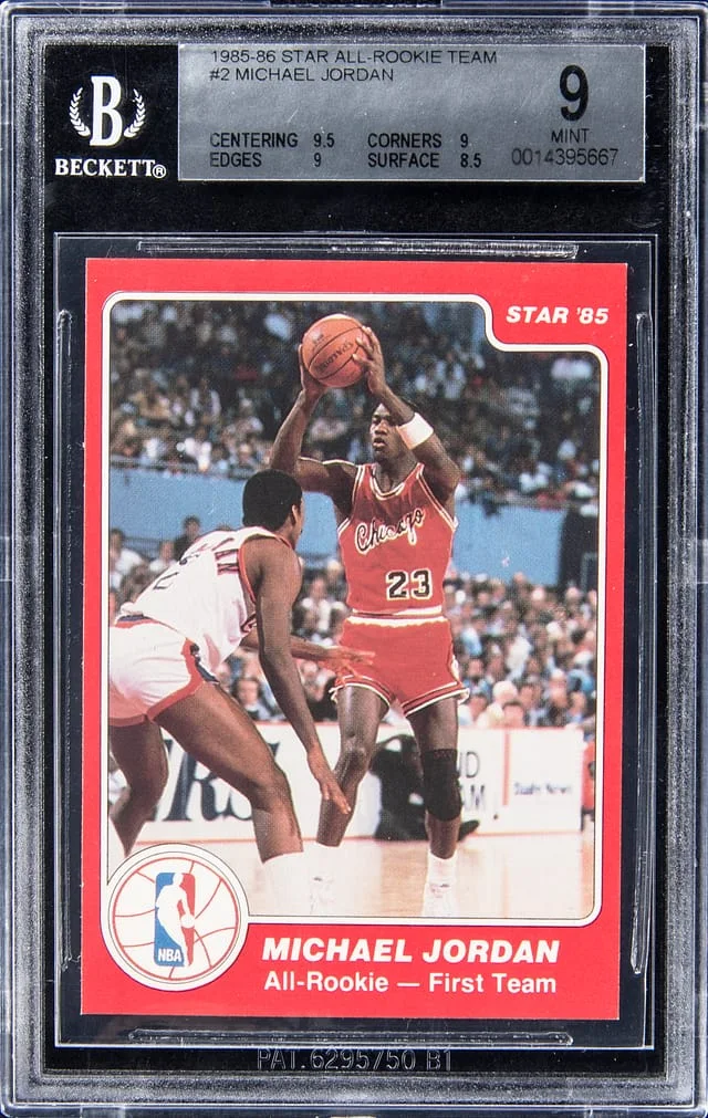 1985-86 Star All Team Michael Jordan #2 card image