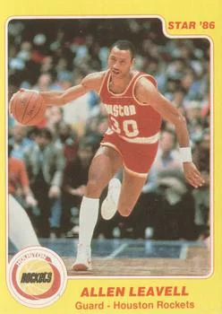 1985-86 Star Allen Leavell #19 card image