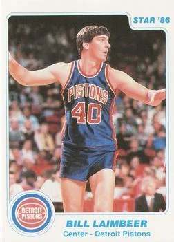 1985-86 Star Bill Laimbeer #14 card image