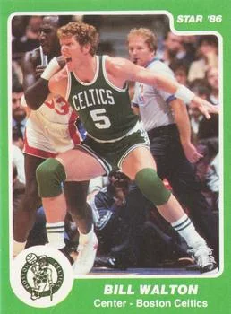 1985-86 Star Bill Walton VARVAR: Green border #101b card image