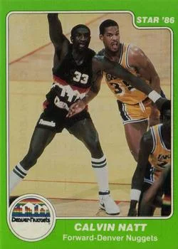 1985-86 Star Calvin Natt #55 card image