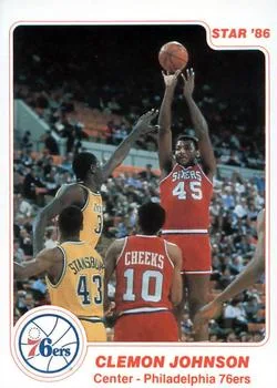 1985-86 Star Clemon Johnson #4 card image