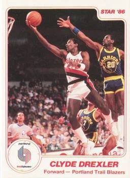 1985-86 Star Clyde Drexler #106 card image