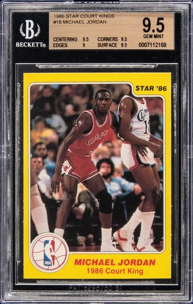 1985-86 Star Court Kings Michael Jordan #18 card image