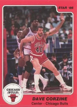 1985-86 Star Dave Corzine #119 card image