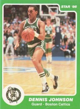 1985-86 Star Dennis Johnson VARVAR: Green border #97b card image