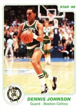 1985-86 Star Dennis Johnson VARVAR: White border #97a card image