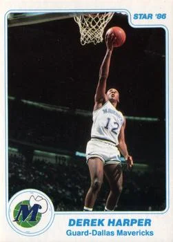 1985-86 Star Derek Harper #163 card image