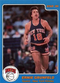 1985-86 Star Ernie Grunfeld #169 card image