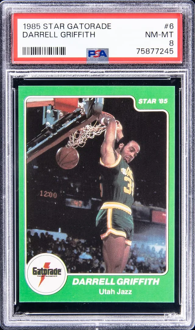 1985-86 Star Gatorade Darrell Griffith #6 card image