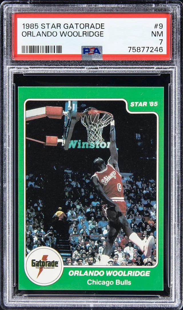 1985-86 Star Gatorade Orlando Woolridge #9 card image