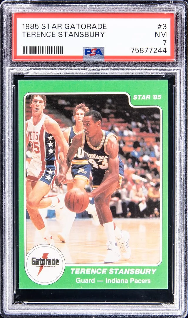 1985-86 Star Gatorade Terence Stansbury #3 card image