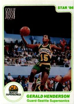 1985-86 Star Gerald Henderson #67 card image