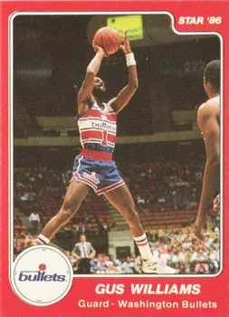 1985-86 Star Gus Williams #110 card image
