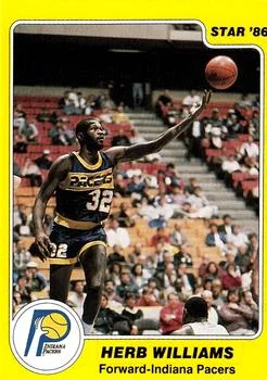1985-86 Star Herb Williams #87 card image