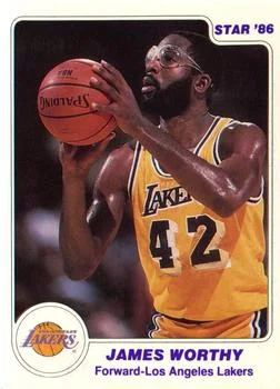 1985-86 Star James Worthy SP #33 card image