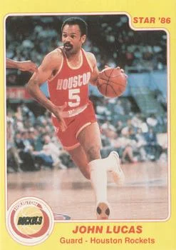 1985-86 Star John Lucas #21 card image