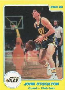 1985-86 Star John Stockton #144 card image