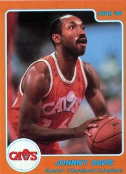 1985-86 Star Johnny Davis #154 card image