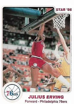 1985-86 Star Julius Erving #3 card image