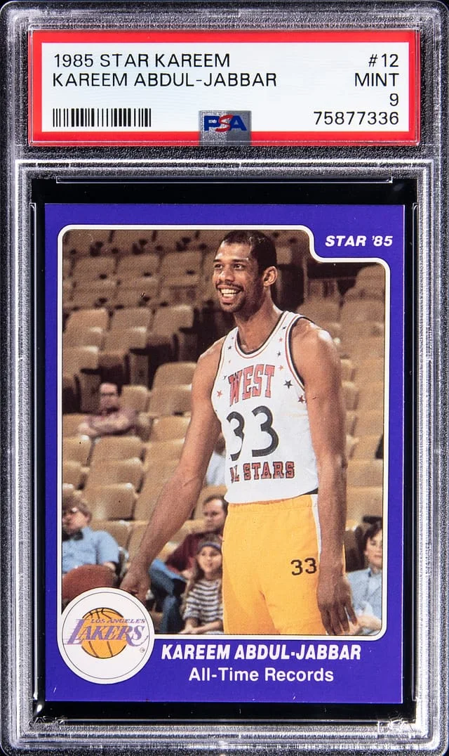 1985-86 Star Kareem Abdul-Jabbar #12 card image