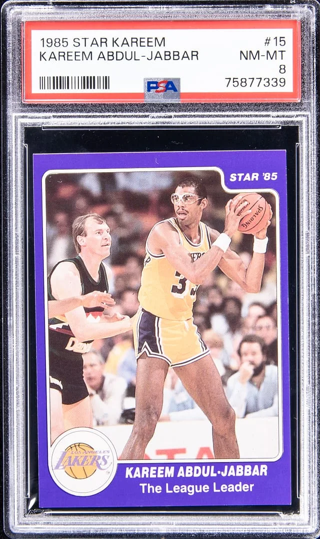 1985-86 Star Kareem Abdul-Jabbar #15 card image