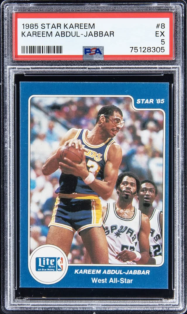 1985-86 Star Kareem Abdul-Jabbar #8 card image