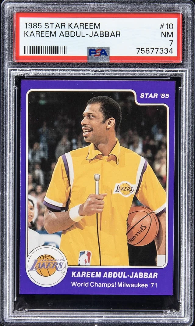 1985-86 Star Kareem Kareem Abdul - Jabbar #10 card image