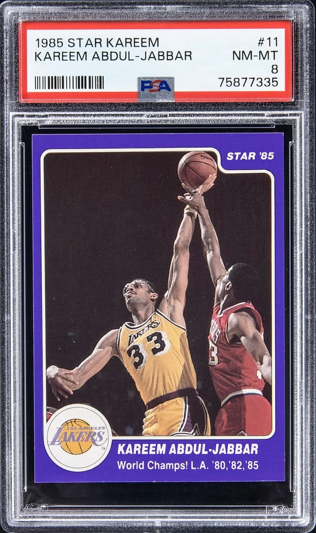 1985-86 Star Kareem Kareem Abdul-Jabbar #11 card image