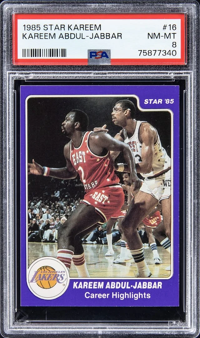 1985-86 Star Kareem Kareem Abdul-Jabbar #16 card image