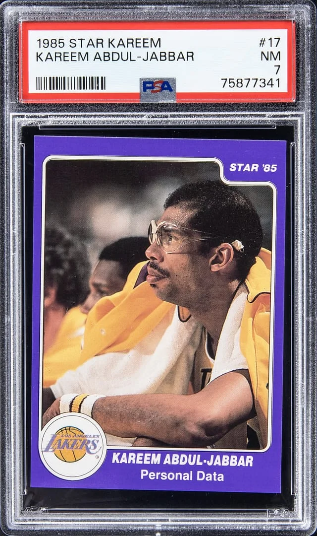 1985-86 Star Kareem Kareem Abdul-Jabbar #17 card image