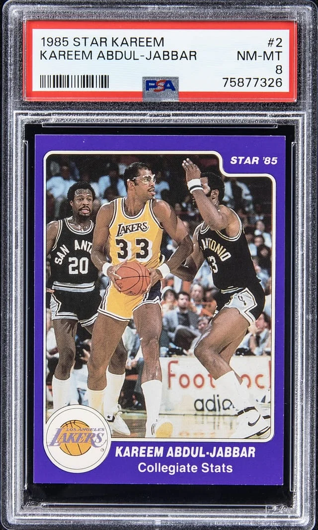 1985-86 Star Kareem Kareem Abdul-Jabbar #2 card image