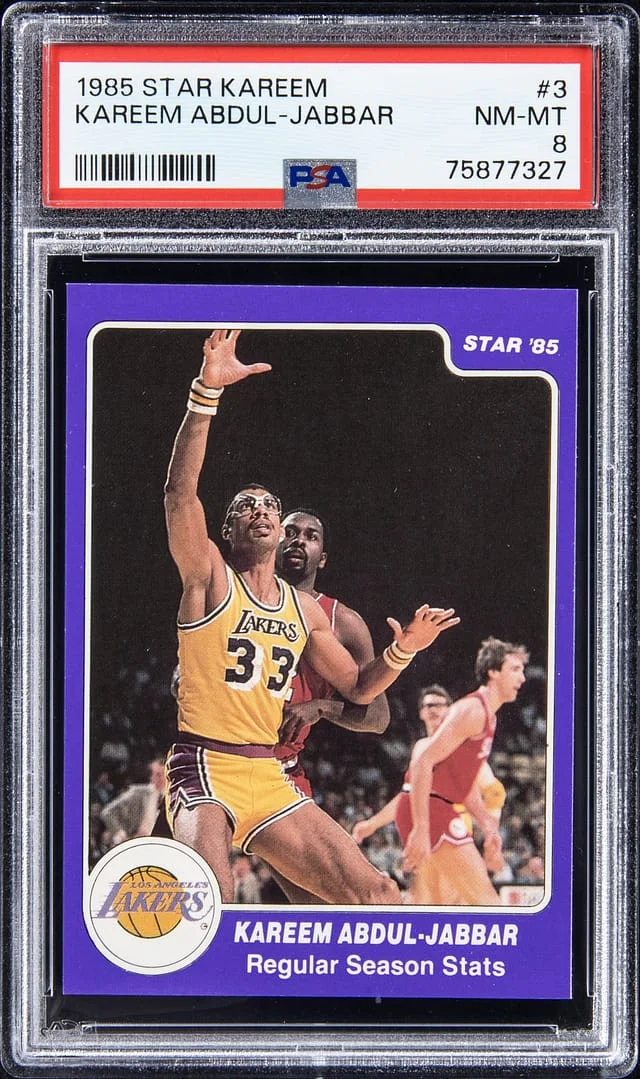 1985-86 Star Kareem Kareem Abdul-Jabbar #3 card image