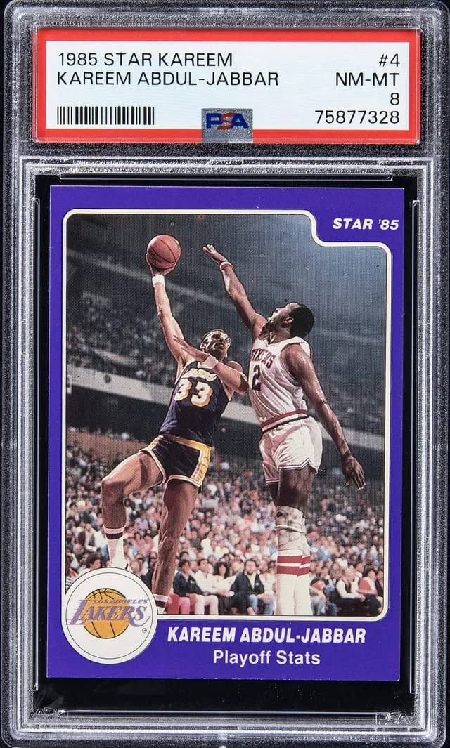 1985-86 Star Kareem Kareem Abdul-Jabbar #4 card image