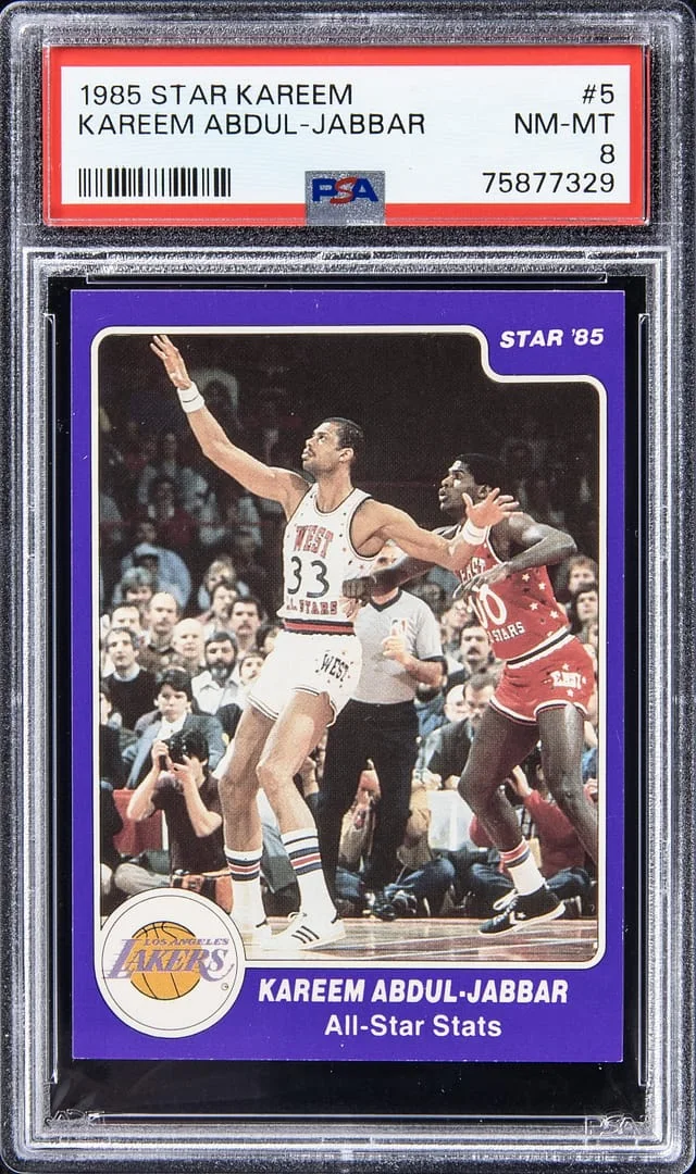 1985-86 Star Kareem Kareem Abdul-Jabbar #5 card image