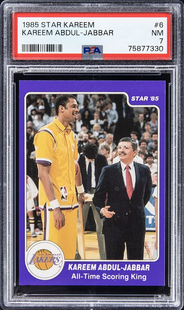 1985-86 Star Kareem Kareem Abdul-Jabbar #6 card image