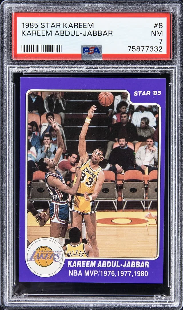 1985-86 Star Kareem Kareem Abdul-Jabbar #8 card image