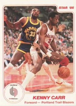 1985-86 Star Kenny Carr #105 card image