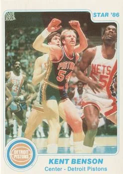 1985-86 Star Kent Benson #11 card image