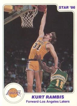 1985-86 Star Kurt Rambis SP #31 card image