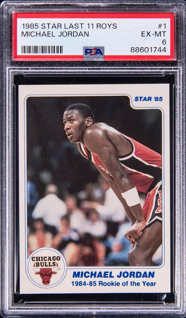 1985-86 Star Last 11 of the Year Michael Jordan #1 card image