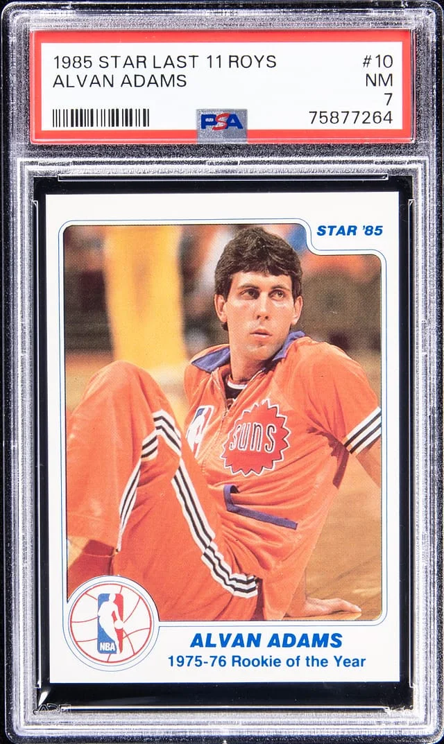 1985-86 Star Last 11 ROYS Alvan Adams #10 card image