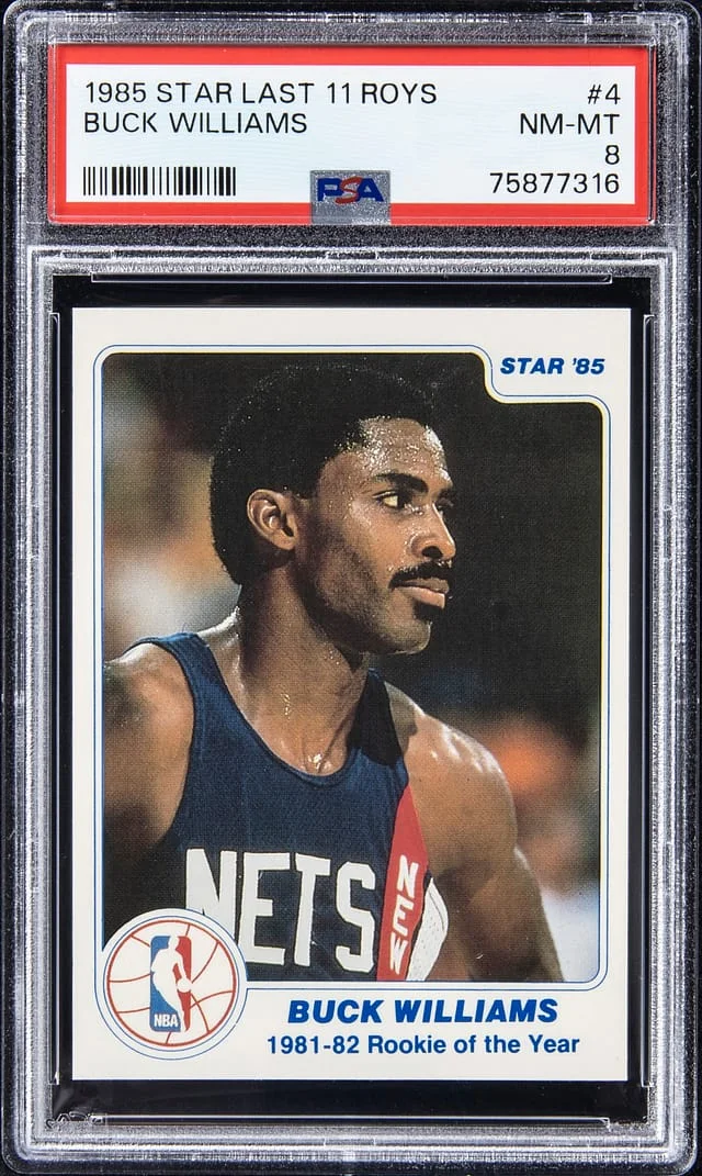 1985-86 Star Last 11 ROYS Buck Williams #4 card image