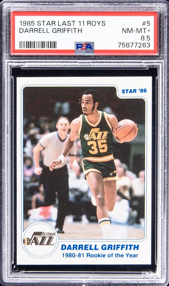 1985-86 Star Last 11 ROYS Darrell Griffith #5 card image