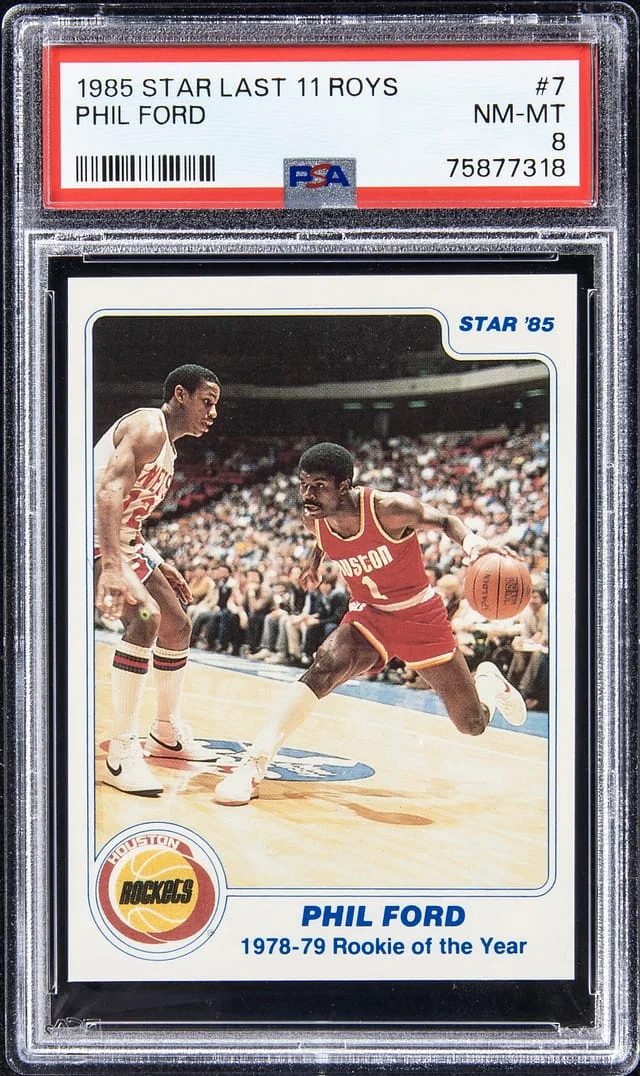 1985-86 Star Last 11 ROYS Phil Ford #7 card image